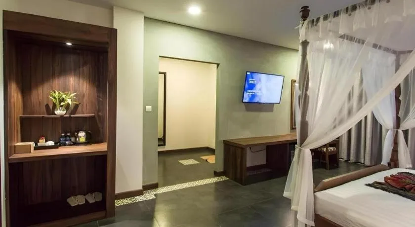 Bed in Yeak Loam Hotel