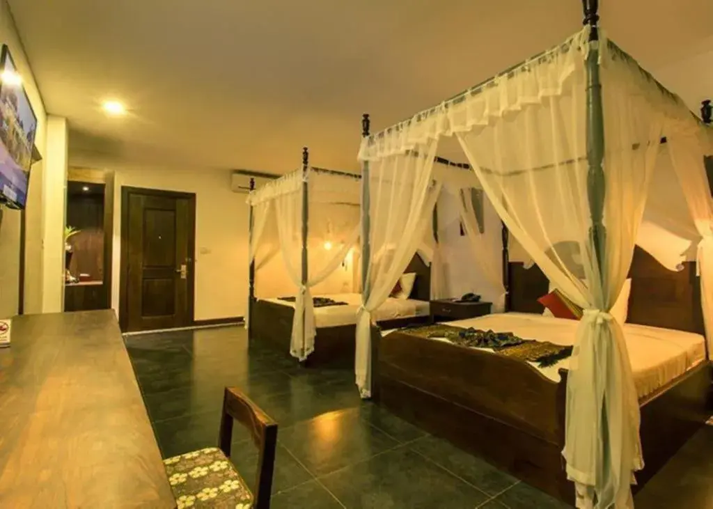 Bed in Yeak Loam Hotel Bed in Yeak Loam Hotel