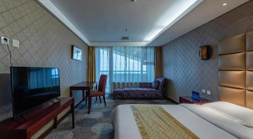 Bed in Beijing Qiaobo International Conference Hotel