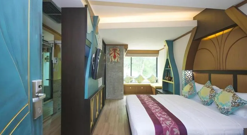 Bed in Phi Phi Nice Beach Hotel Hip