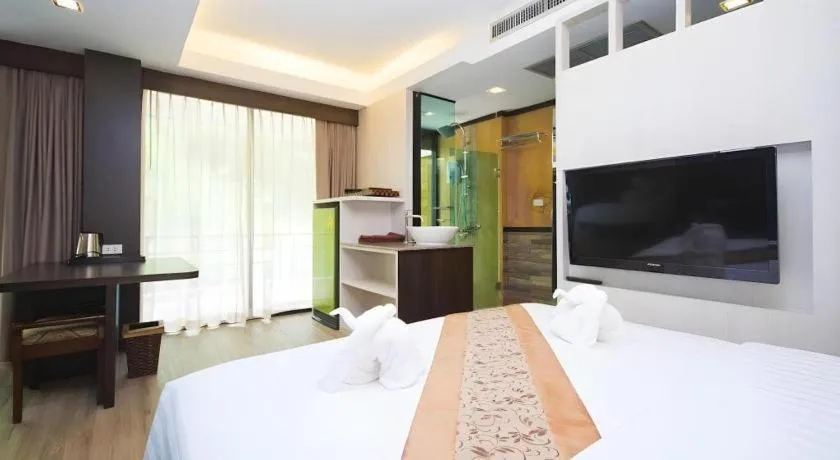 Bed in Phi Phi Nice Beach Hotel Hip