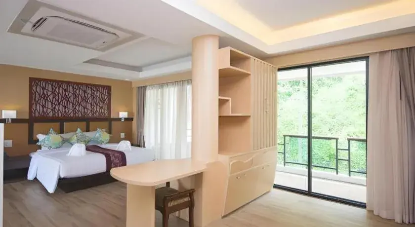 Bed in Phi Phi Nice Beach Hotel Hip Bed in Phi Phi Nice Beach Hotel Hip