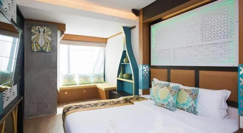 Bed in Phi Phi Nice Beach Hotel Hip Bed in Phi Phi Nice Beach Hotel Hip