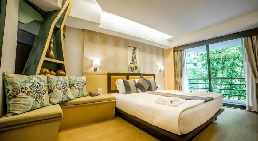 Bed in Phi Phi Nice Beach Hotel Hip Bed in Phi Phi Nice Beach Hotel Hip