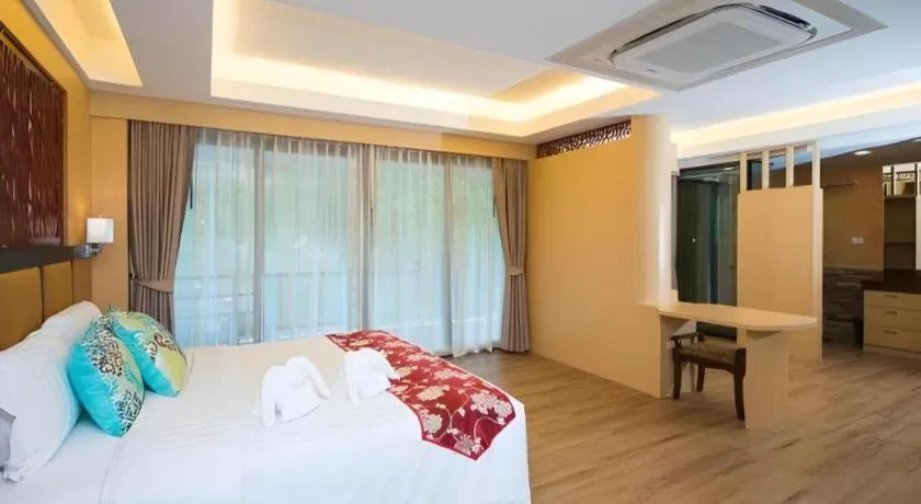 Bed in Phi Phi Nice Beach Hotel Hip