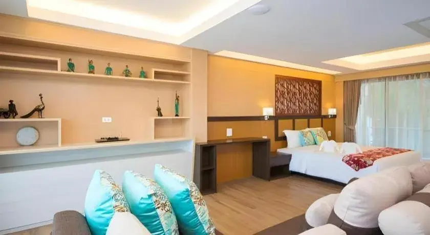 Bed in Phi Phi Nice Beach Hotel Hip Bed in Phi Phi Nice Beach Hotel Hip