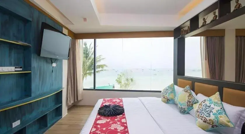 Bed in Phi Phi Nice Beach Hotel Hip Bed in Phi Phi Nice Beach Hotel Hip