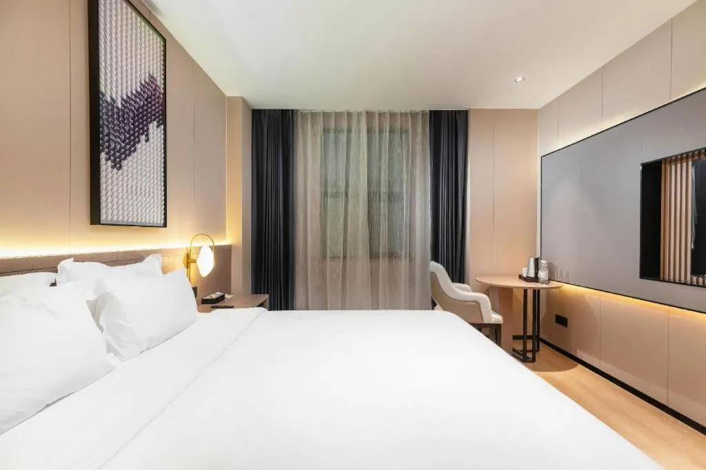 Bed in Lavande Hotel Guangzhou Financial City Tianhe Park Metro Station