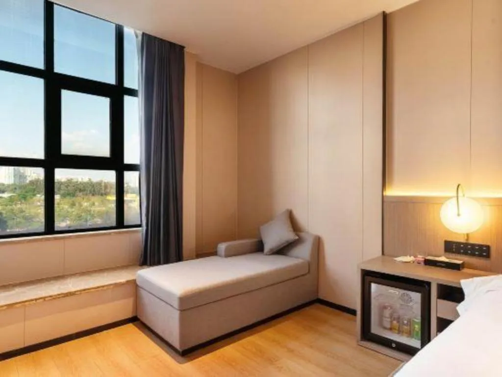 Bed in Lavande Hotel Guangzhou Financial City Tianhe Park Metro Station