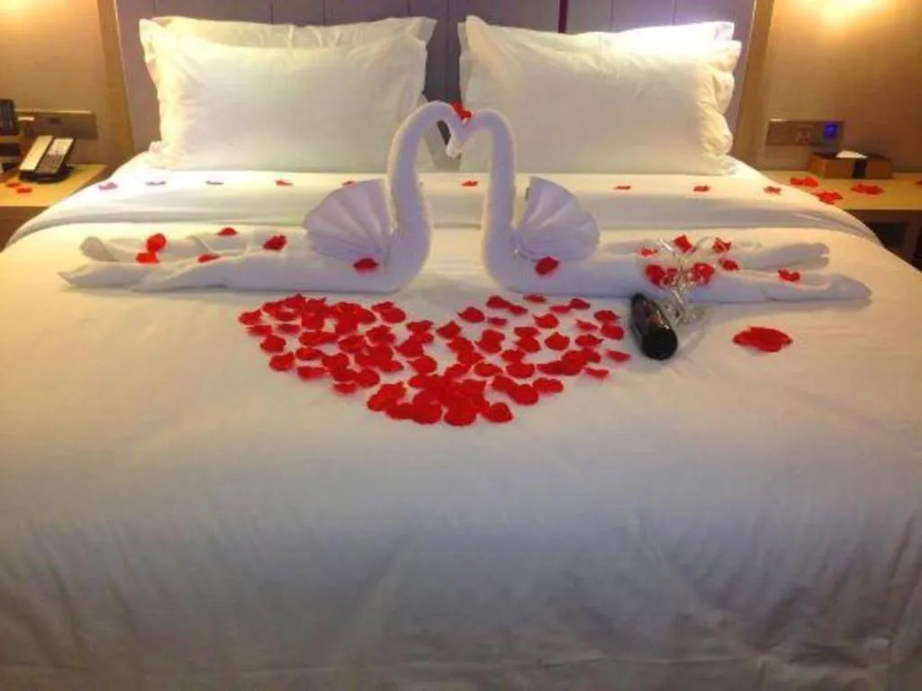 Bed in Lavande Hotel Guangzhou Financial City Tianhe Park Metro Station