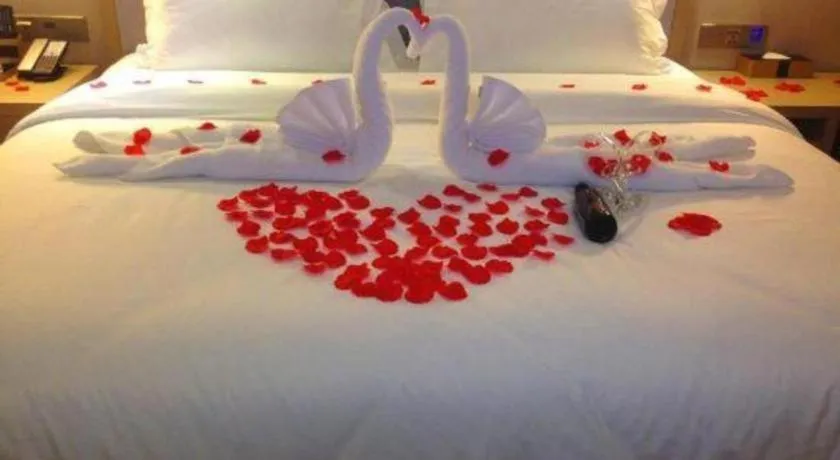 Bed in Lavande Hotel Guangzhou Financial City Tianhe Park Metro Station