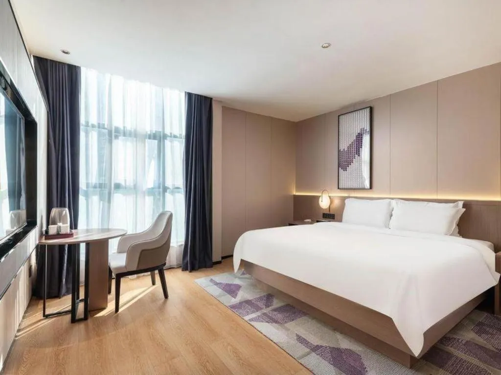 Bed in Lavande Hotel Guangzhou Financial City Tianhe Park Metro Station