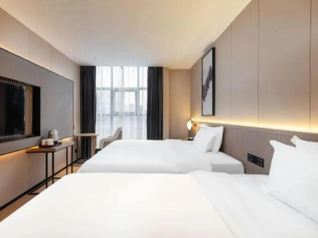 Bed in Lavande Hotel Guangzhou Financial City Tianhe Park Metro Station