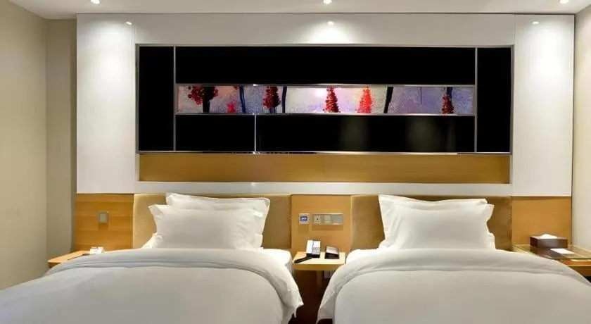 Bed in Lavande Hotel Guangzhou Financial City Tianhe Park Metro Station