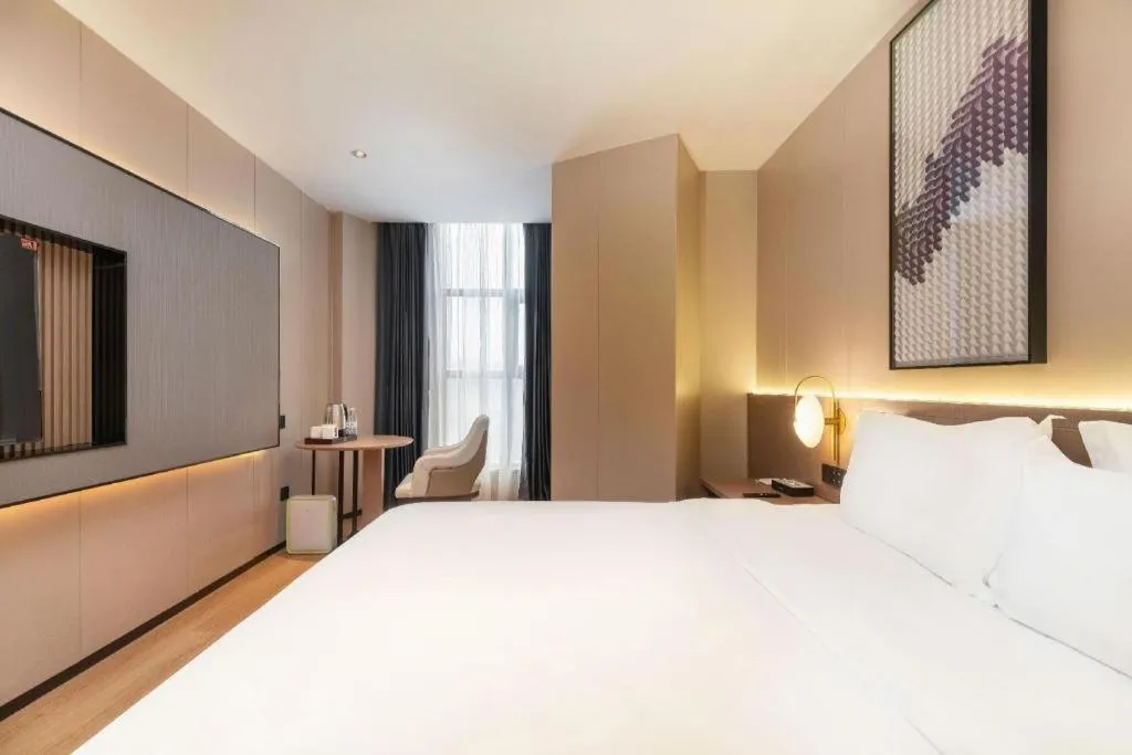 Bed in Lavande Hotel Guangzhou Financial City Tianhe Park Metro Station