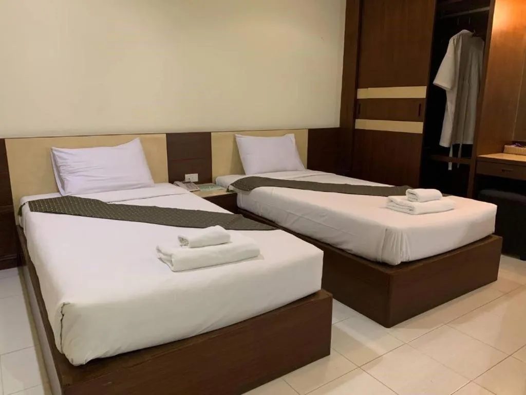 Bed in Sabai Hotel Korat
