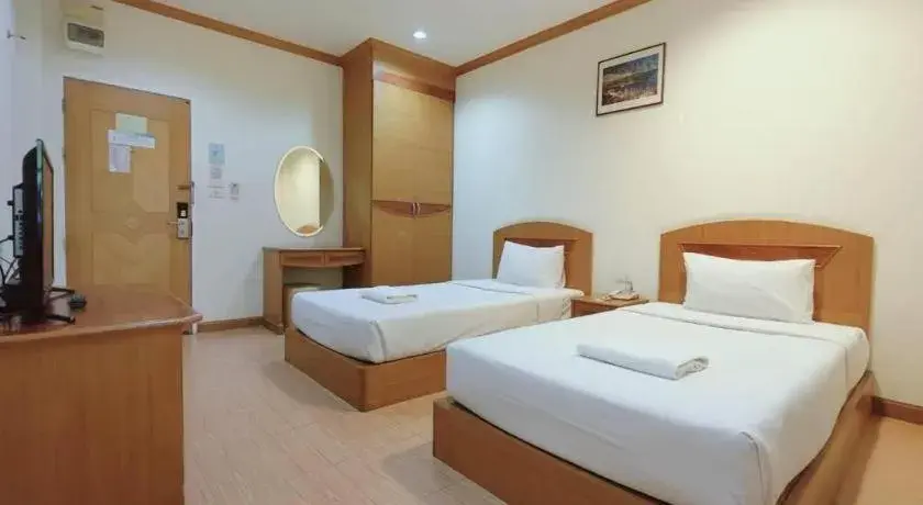 Bed in Sabai Hotel Korat Bed in Sabai Hotel Korat