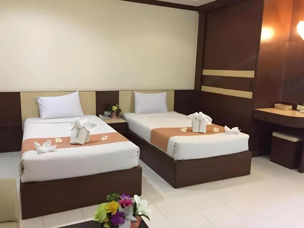 Bed in Sabai Hotel Korat Bed in Sabai Hotel Korat