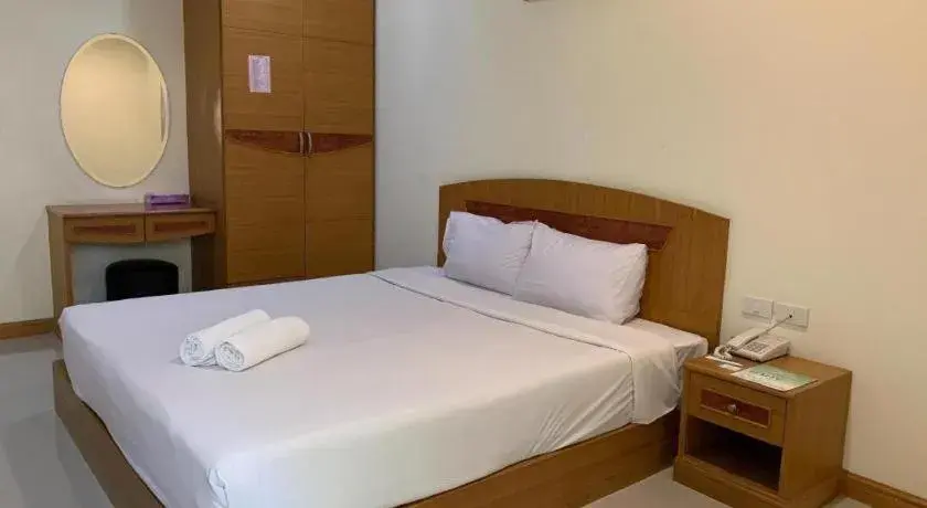 Bed in Sabai Hotel Korat Bed in Sabai Hotel Korat