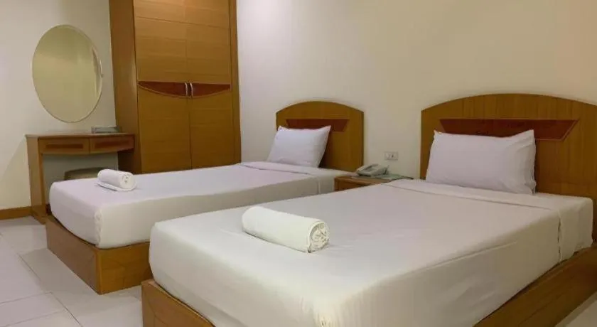 Bed in Sabai Hotel Korat