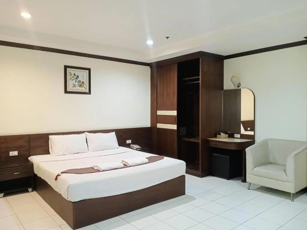 Bed in Sabai Hotel Korat