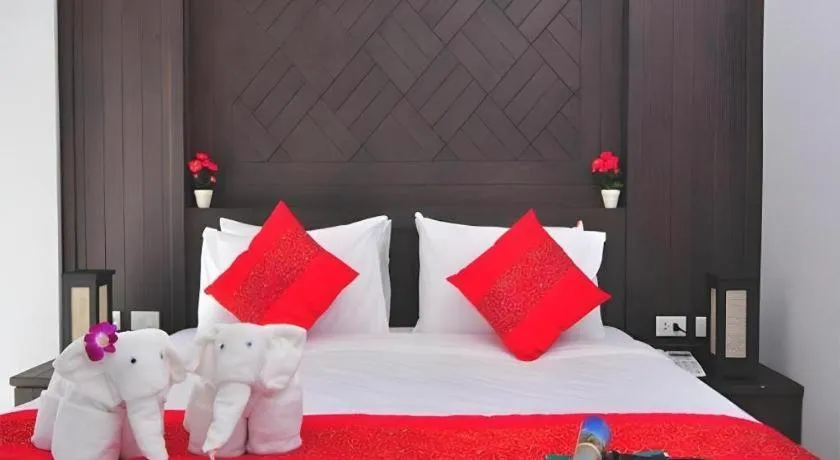 Bed in Patong Princess Hotel