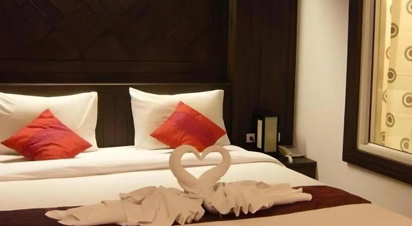 Bed in Patong Princess Hotel
