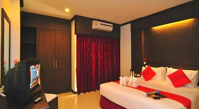 Bed in Patong Princess Hotel