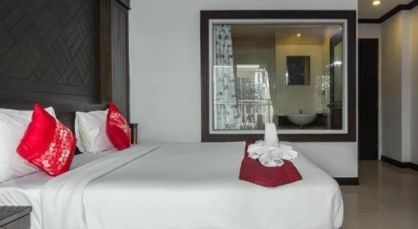 Bed in Patong Princess Hotel