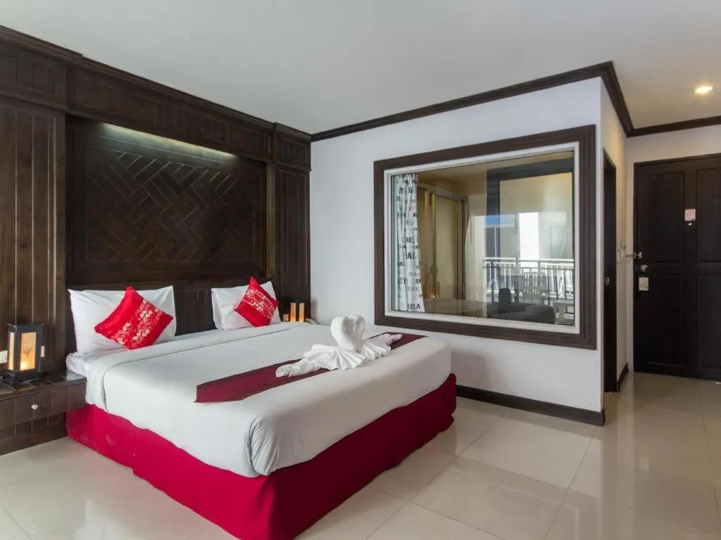 Bed in Patong Princess Hotel