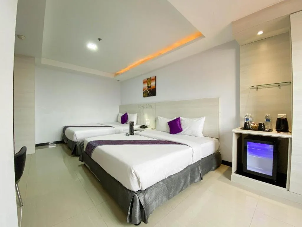 Bed in 89 Hotel Batam
