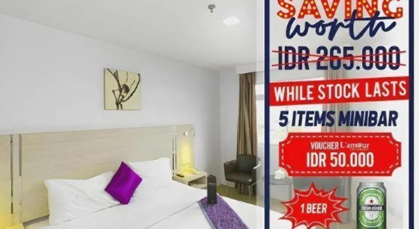 Bed in 89 Hotel Batam