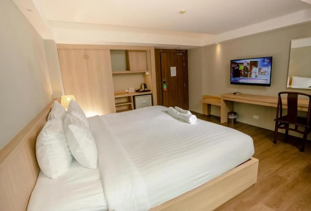 Bed in Bonito Chinos Hotel