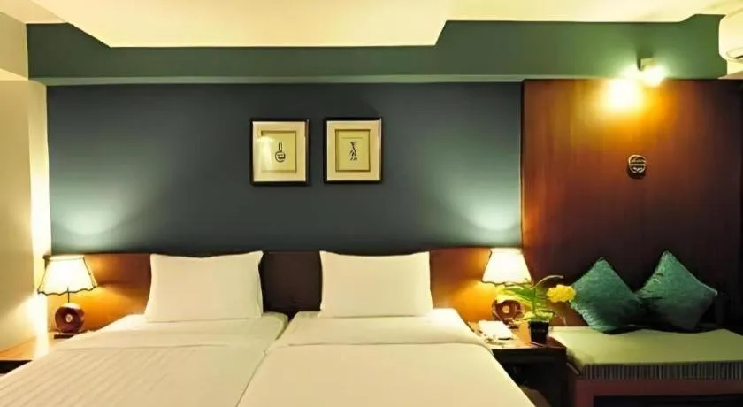 Bed in Bonito Chinos Hotel