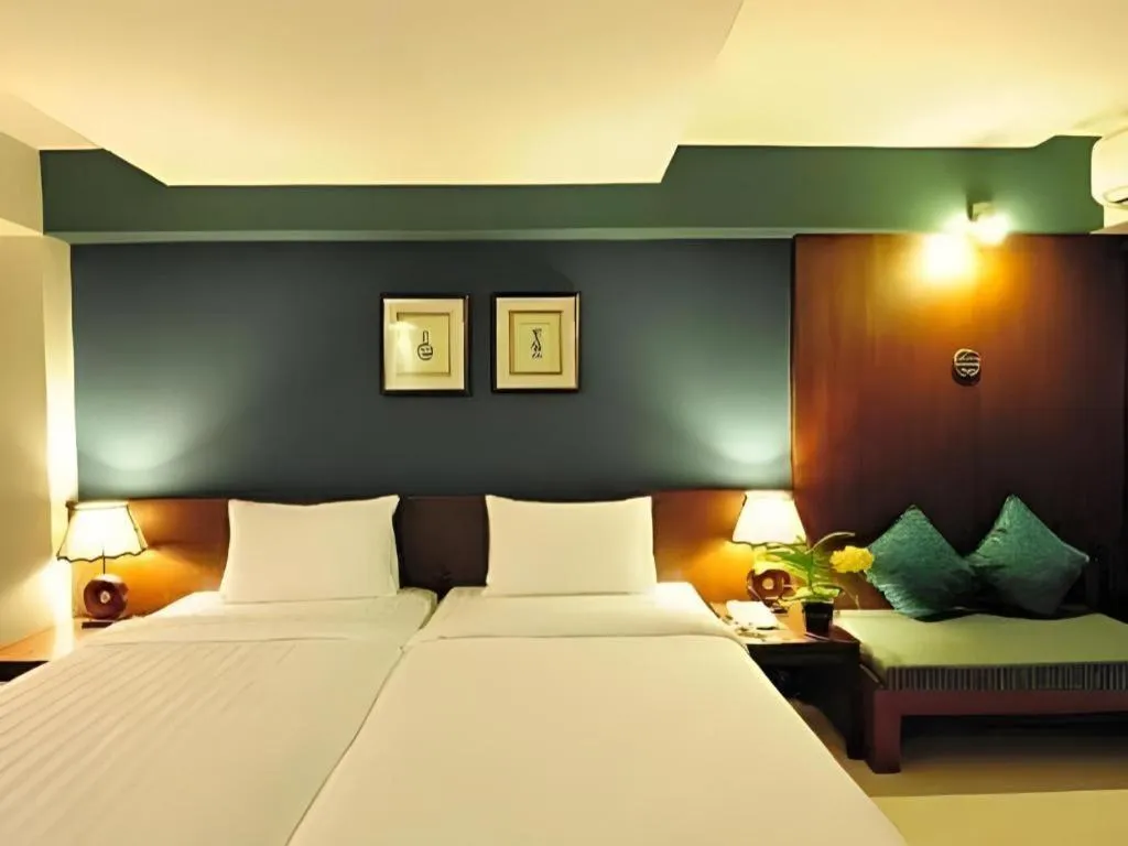 Bed in Bonito Chinos Hotel