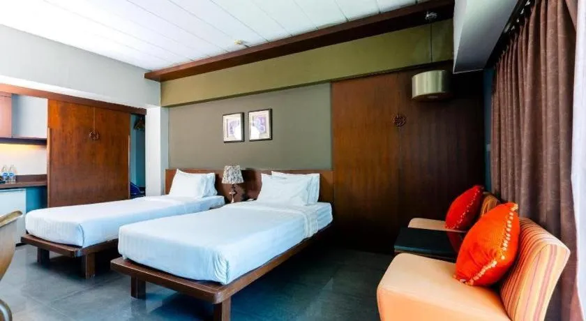 Bed in Bonito Chinos Hotel