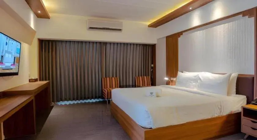 Bed in Bonito Chinos Hotel Bed in Bonito Chinos Hotel