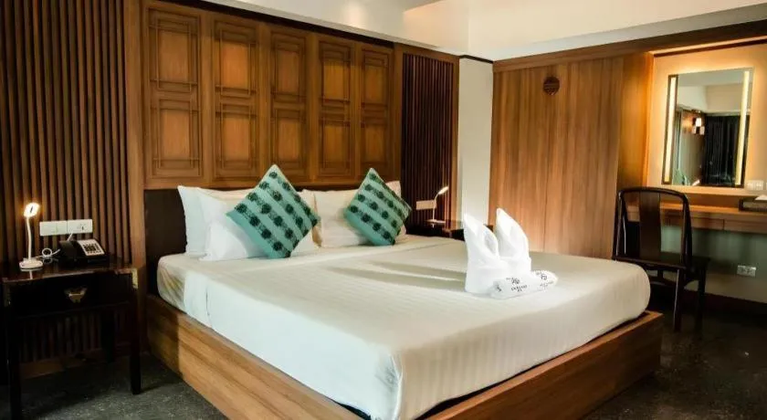 Bed in Bonito Chinos Hotel