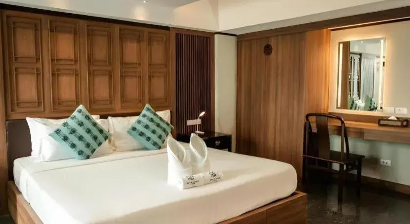 Bed in Bonito Chinos Hotel Bed in Bonito Chinos Hotel