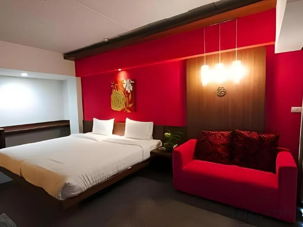 Bed in Bonito Chinos Hotel