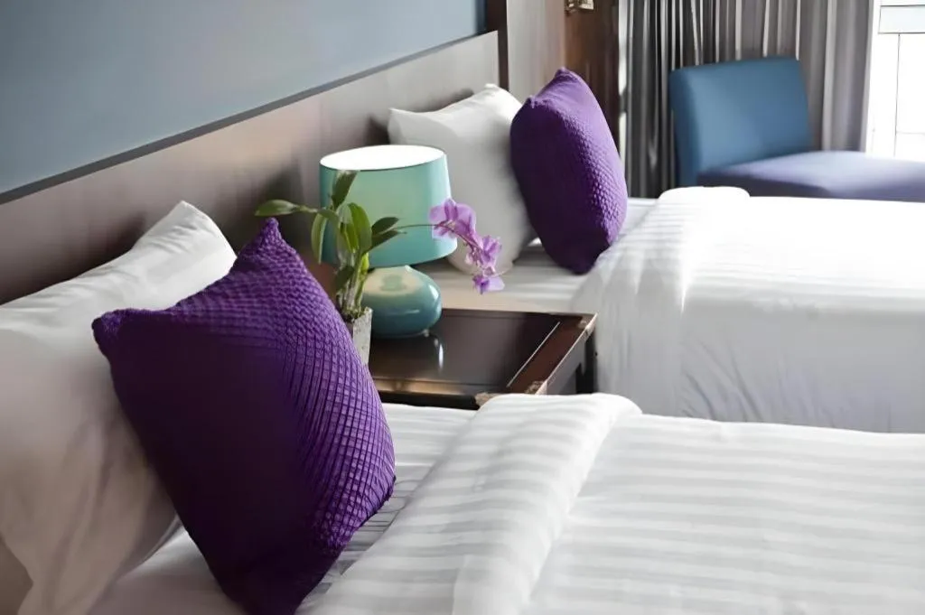 Bed in Bonito Chinos Hotel