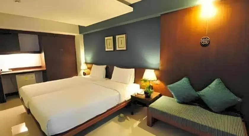 Bed in Bonito Chinos Hotel Bed in Bonito Chinos Hotel