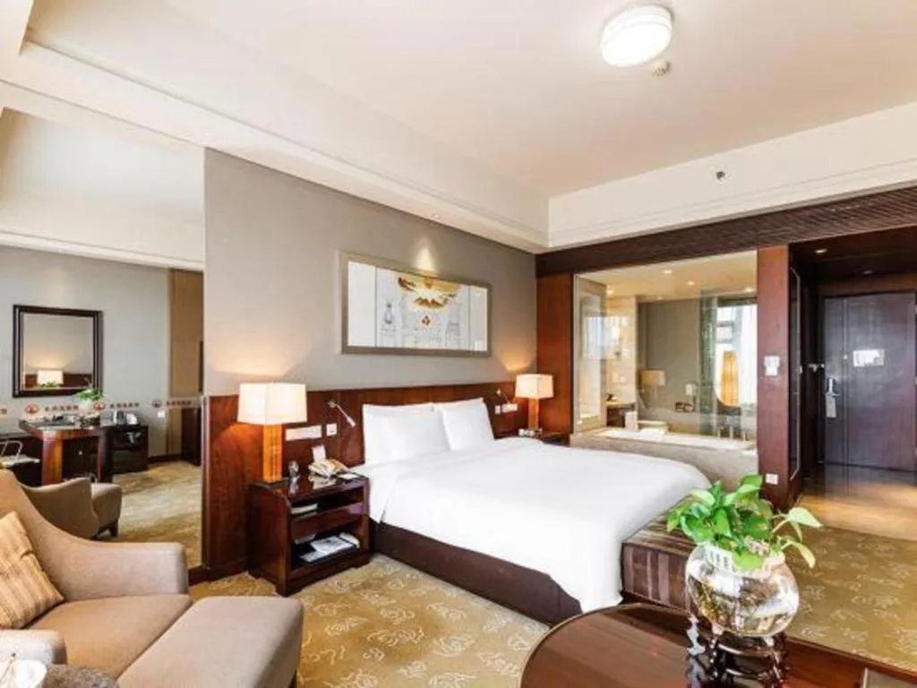 Bed in Quanzhou Guest House Hotel