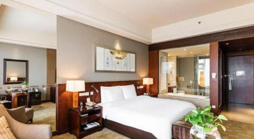 Bed in Quanzhou Guest House Hotel