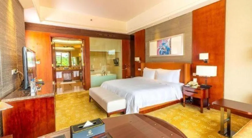 Bed in Quanzhou Guest House Hotel