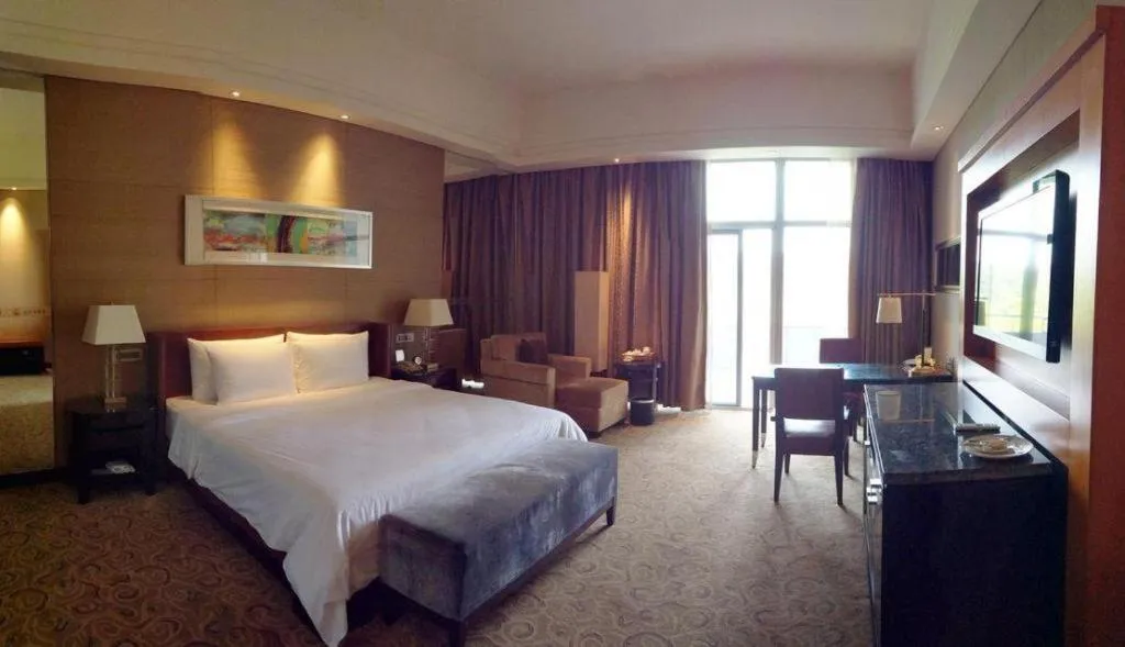 Bed in Quanzhou Guest House Hotel