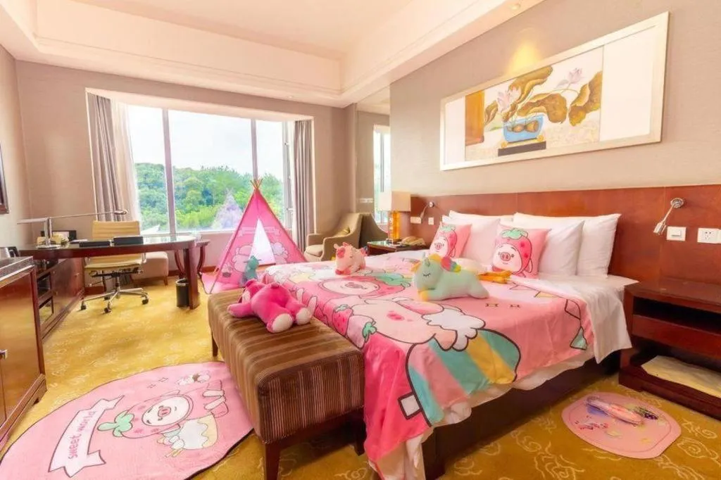 Bed in Quanzhou Guest House Hotel