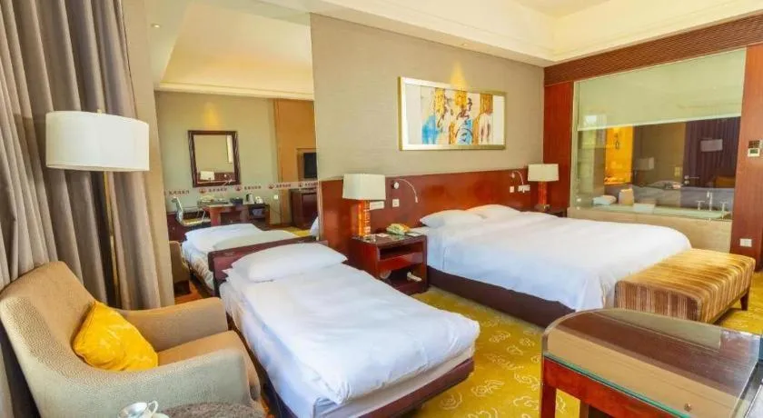 Bed in Quanzhou Guest House Hotel