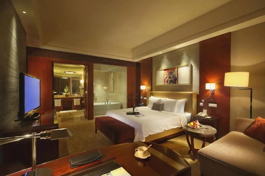 Bed in Quanzhou Guest House Hotel