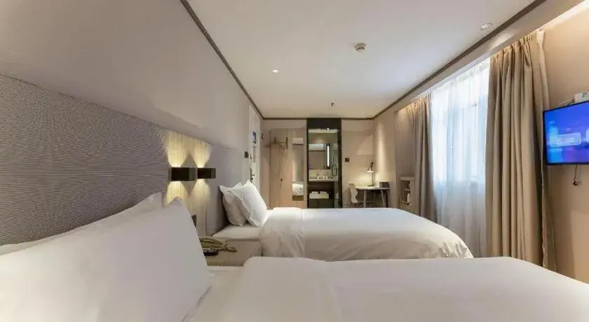 Bed in Hanting Hotel Xiamen Municipal Government Bed in Hanting Hotel Xiamen Municipal Government